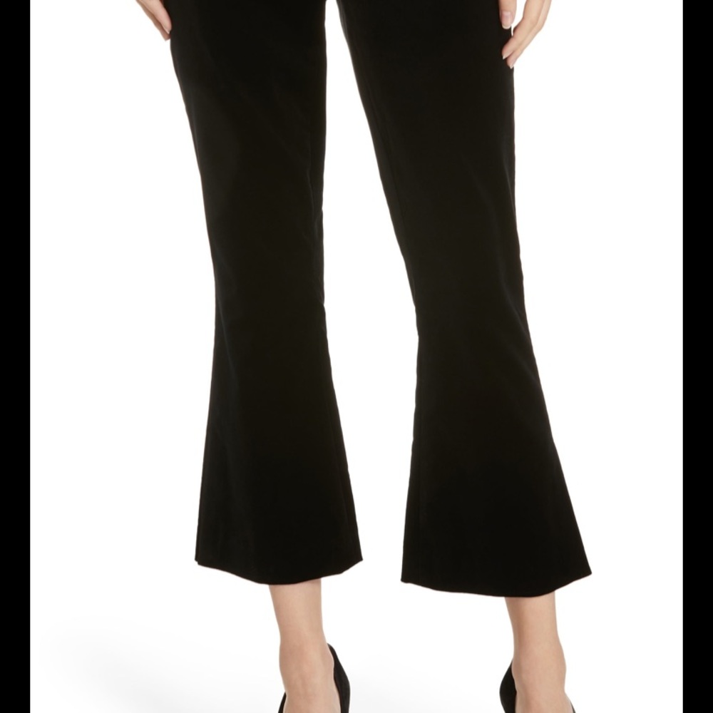 Frame Kick Flip Cropped Pants with Side Zip